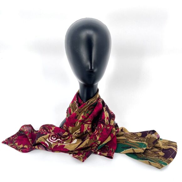 Darn Good Furoshiki Scarf Wrap 36" Square Made Sustainably in India Multicolor - Picture 2 of 7